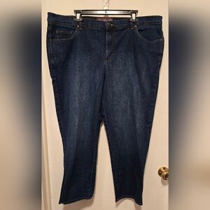 Gloria Vanderbilt Indigo Straight Leg Jeans